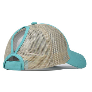 Baseball Cap Mesh Breathable Cotton Curved Brim Women Outdoor Sun Hat Gray Black Khaki Orange Burgundy Navy Blue Sky Blue - Product Image 4