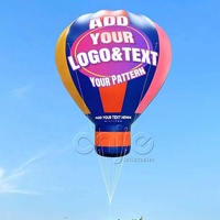 Ballon à air chaud gonflable flottant à l'hélium, ballon à air chaud personnalisé, ballon à air chaud volant pour la publicité et la promotion d'événements