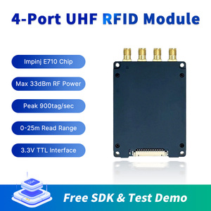 Módulo Lector/Escritor <span class=keywords><strong>RFID</strong></span> <span class=keywords><strong>UHF</strong></span> TY902 de 860-960MHz con Impinj E710, 4 Puertos, Largo Alcance, con Kit de Desarrollo SKD - Product Image 1