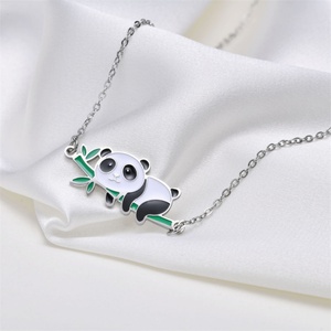 Collares con Colgante de Animales Esmaltados en Acero Inoxidable, Joyería Nueva para Mujer - Product Image 3