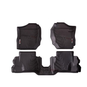 Alfombrilla de coche para <span class=keywords><strong>TOYOTA</strong></span> <span class=keywords><strong>YARIS</strong></span>, revestimiento de suelo de coche impermeable de goma cruzada, almohadillas para pies de coche - Product Image 5