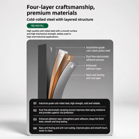 Bureau réglable électrique intelligent à double moteur avec panneau rabattable partiel, en acier laminé à froid, design simple