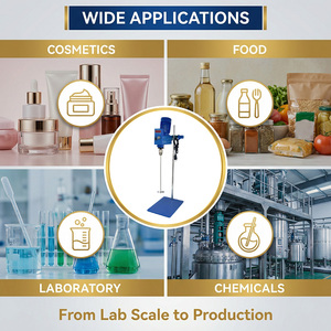 Equipo de Mezcla Profesional AM120Z-H, Mezclador Eléctrico de Acero Inoxidable de Alto Torque y Amplia Viscosidad para Agitar Líquidos - Product Image 2