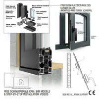 Fournisseurs de fenêtres, fenêtres pliantes modernes en alliage d'aluminium, résistantes au vent, personnalisées, pour hôtel, villa, cuisine, fenêtres pliantes
