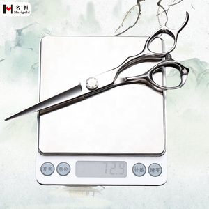 Ensemble de ciseaux de coupe de cheveux professionnels en acier inoxydable Salon de coiffure lame droite acier <span class=keywords><strong>Makas</strong></span> ciseaux amincissants de barbier - Product Image 3