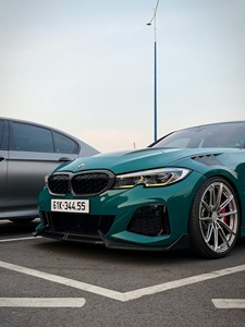 Labbro Anteriore in Fibra di Carbonio Stile ADR per <span class=keywords><strong>BMW</strong></span> Serie 3 G20 330i M340i Pre LCI, Spoiler Paraurti Anteriore, Splitter, Kit Carrozzeria - Product Image 6