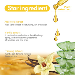 Private Label Vegan autoabbronzante olio abbronzatura per il corpo SPF <span class=keywords><strong>30</strong></span>% <span class=keywords><strong>idratante</strong></span> crema solare senza sole - Product Image 5