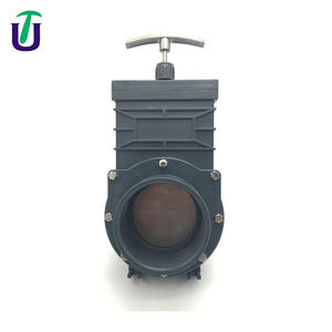 จีนขนาดใหญ่1.5 2 3 4 6นิ้ว50มม.75มม.100มม.110มม.150มม.Dn65 Dn80 Dn100 Dn150พลาสติก Upvc <span class=keywords><strong>Pvc</strong></span> มีดน้ำวาล์ว - Product Image 2