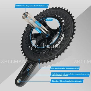 <span class=keywords><strong>Pédalier</strong></span> de vélo de route RIRO 110BCD 10/11S avec boîtier de <span class=keywords><strong>pédalier</strong></span> <span class=keywords><strong>34</strong></span>/50T, ultraléger, durable, manivelle 170mm, triple plateaux, pièce de vélo - Product Image 4