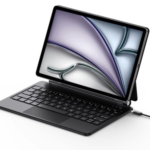 Custodia Tastiera Magnetica Retroilluminata con Touchpad per <span class=keywords><strong>iPad</strong></span> <span class=keywords><strong>Air</strong></span> 13" M4/M3/M2 - Ideale per Ufficio e Business - Articolo Caldo! - Product Image 1