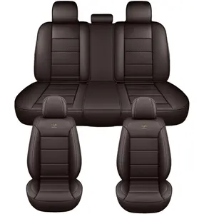Fundas de asiento de coche de marca personalizada, conjunto completo de cojín de coche de cuero 3D circundante, funda de asiento para las cuatro estaciones Cadillac Hyundaicar