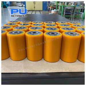 Rueda de montacargas de poliuretano (Rueda de montacargas de PU) Rueda de poliuretano con núcleo de acero resistente al desgaste de alta calidad - Product Image 2