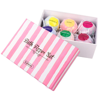 Nuevo Paquete Premium de Bombas de Baño Veganas Ecológicas Blanqueadoras, Set de Regalo de 6 Unidades