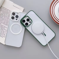 Accessoires mobiles en gros pour iPhone 16 Pro Étui magnétique en acrylique pour iPhone 16 Pro Max Étui de téléphone de luxe