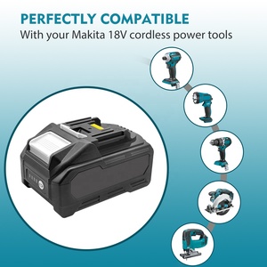 Batería de Repuesto de Alta Capacidad de 8000 mAh para <span class=keywords><strong>Makita</strong></span> de 18 V, <span class=keywords><strong>BL1860B</strong></span> BL1850B BL1830B LXT400, con Indicador LED, Herramienta Eléctrica Inalámbrica - Product Image 5