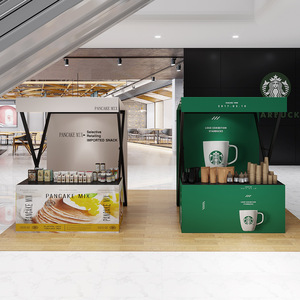 Outdoor Metalen Display Staat Verplaatsbaar Flexibel Ontwerp Eco-Vriendelijke Traditionele Stijl Voor Foodcourts Winkelcentra - Product Image 3