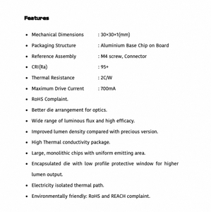 Polymatech FL27COB3030 Standard <b>COB</b> Series Always White 95+ CRI <b>LED</b> Healthcare Clinical Lighting Bright Long Life <b>LED</b> Solution - Product Image 4