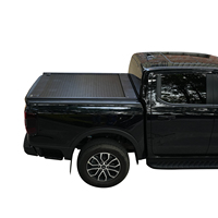Couverture de benne enroulable en aluminium SEMISE à double verrouillage, rétractable manuellement, étanche, pour Ford Ranger Multi-Pickup No