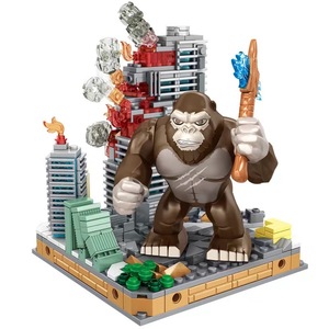 PANLOS <span class=keywords><strong>BRICK</strong></span> 687004 Monster Montage Spielzeug Junge Baustein KONGed Bausteine Sets Bricks Collection Modell Spielzeug
