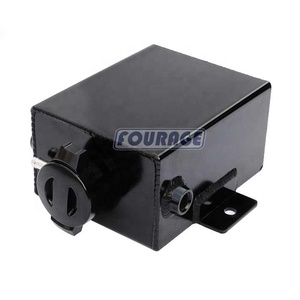 Pièces automobiles, réservoir de tête de <span class=keywords><strong>radiateur</strong></span> de 1180 ml, alliage d'aluminium, carré, liquide de refroidissement, réservoir d'expansion de <span class=keywords><strong>radiateur</strong></span> fabriqué, réservoir de remplissage - Product Image 1