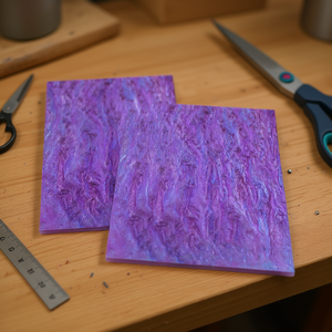 3mm Starry Sky Cast Acrylic Sheet 200x300mm Glossy Pink Pearl Marbled for Crafts Home & commercial Decorations Art Design - Product Image 3