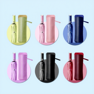 Parapluie Personnalisé pour Marques de Mode - Parapluie de Voyage Léger et Compact en Tissu Nylon 190T Entièrement Automatique - Product Image 1