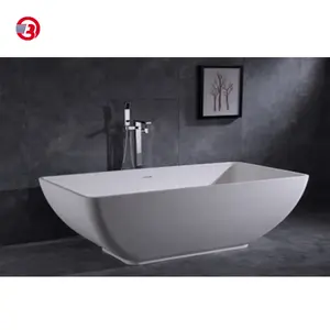 La fabbrica di Foshan vende direttamente la vasca da bagno in pietra artificiale vasca da bagno autoportante vasca da bagno doccia vasca da doccia