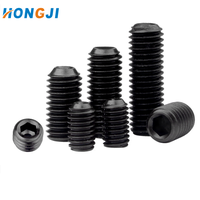 Vis de réglage DIN 913 de qualité 8.8/10.9/12.9, oxyde noir, tête hexagonale à extrémité plate, vis de réglage haute résistance M3-M40