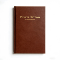 Personnalisez vos propres carnets de notes et agendas A5 avec estampage doré, couverture rigide en cuir PU marron