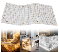 Panneau LED personnalisé 500*250mm, lumière chaude, naturelle, froide, blanche, CE UL, plaque LED 320 LED, 1 LED découpable, matériau brut pour panneaux LED