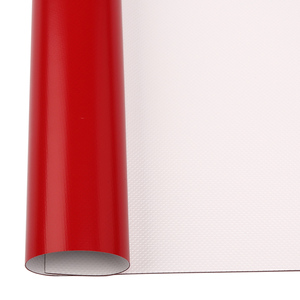 Bâche légère imperméable de tissu rouge blanc durable de PVC de panne d'électricité pour la tente et le <span class=keywords><strong>chapiteau</strong></span> de cadre - Product Image 3