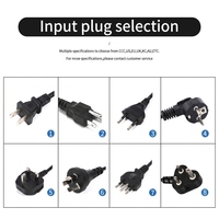 Chargeur de batterie étanche P67, entrée AC 100V à 240V, sortie DC 6V à 48V, matériau PC, protection contre les surtensions, prise EU/US, chargeur étanche