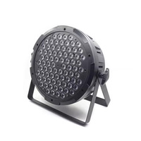 Projecteur LED PAR en plastique 80*1W RGB 3-en-1 avec contrôle DMX512 IP20, effet de dégradé et de saut de couleur, effet de scintillement pour événements et mariages