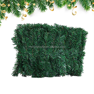 Vente en gros <span class=keywords><strong>Noël</strong></span> Noel Navidad Natale 9ft PVC vert intérieur <span class=keywords><strong>extérieur</strong></span> <span class=keywords><strong>guirlande</strong></span> de <span class=keywords><strong>Noël</strong></span> <span class=keywords><strong>guirlande</strong></span> pour escaliers et portes - Product Image 4