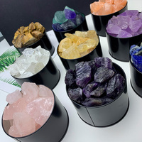 Diffuseur d'huiles essentielles en pierre de cristal naturelle brute pour l'aromathérapie, avec tailles personnalisées et emballage sécurisé, vente en gros