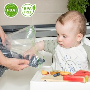 Reusable Zipper PE Food <b>Storage</b> Backpacking 12 X 20 Inch Odor-Proof Waterproof Gravure Printed Double <b>Camping</b> Home <b>Storage</b> Bags - Product Image 2