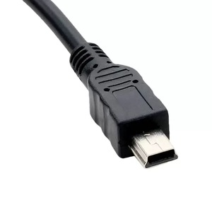 Кабель USB 2.0 OTG с разъемом A (женский) на Mini B (мужской) с левым угловым разъемом 90 градусов, 5-контактный - Product Image 4