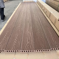 Planche de terrasse WPC co-extrudée de deuxième génération pour extérieur, étanche, antidérapante et durable – Idéale pour les cours et espaces extérieurs