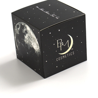 Boîte cadeau en papier écologique recyclable personnalisée à succès avec gaufrage pour l'emballage de baumes à lèvres dans la promotion de marques cosmétiques