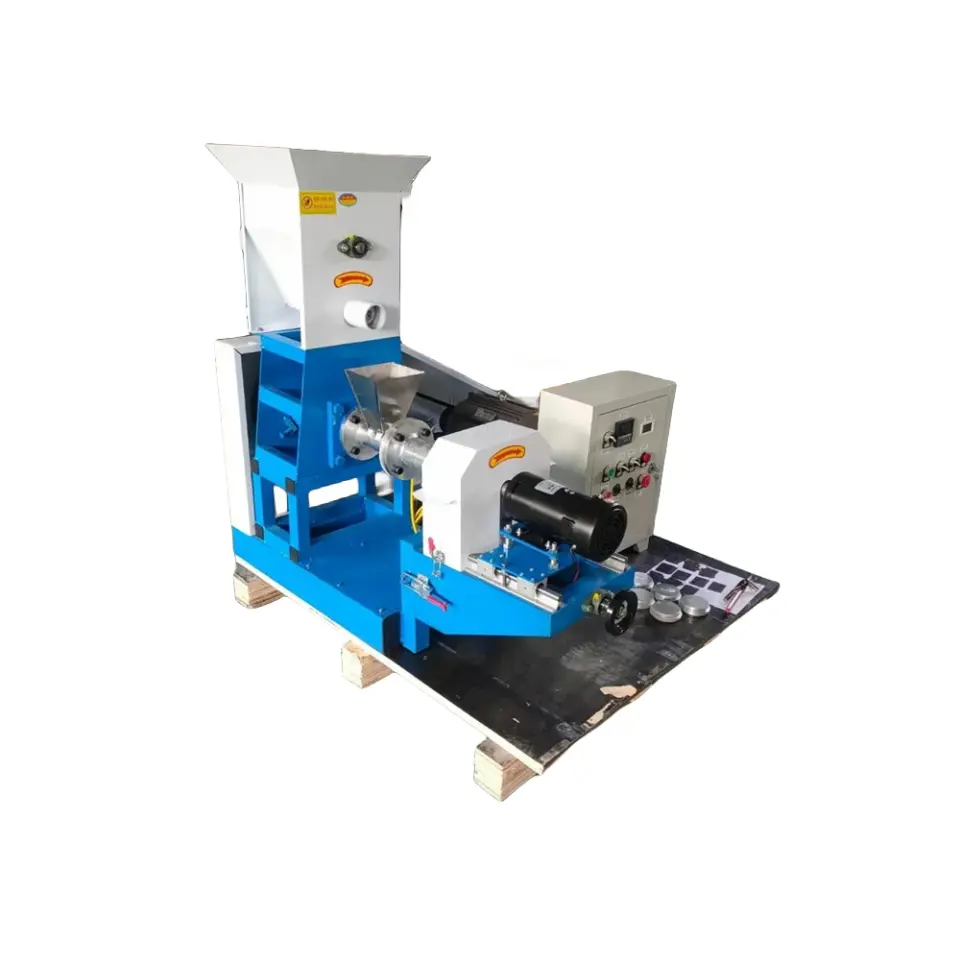 Vollfett-Sojabohnen-Extruder Maschine/Extruder Sojabohnen-Sojamehl zur Herstellung von Fischfutter-Doppels ch necken extruder