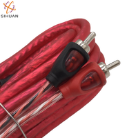 Ofc tembaga penuh spesifikasi benar Amplifier Speaker Audio mobil otomatis Kit kabel pemasangan Amp Kit