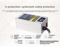 12V Lithium-Batterie Modell 12-125 mit Großer Kapazität und Intelligentem Schutz für LED-Xenon-Lampen, Audio-Ballmaschinen und Überwachungsgeräte