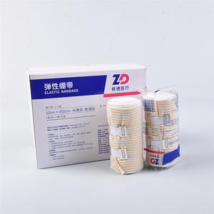 Zhende <b>Medical</b> Elastic Bandage 10cm X 450cm Non Sterile Single Use Rehabilitation Therapy <b>Supply</b> - Product Image 3