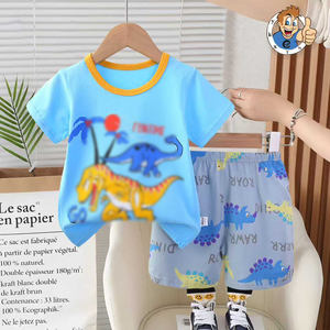 Nouvel ensemble d'é<span class=keywords><strong>t</strong></span>é pour enfants à manches courtes 2025 – Nouveau <span class=keywords><strong>t</strong></span>-<span class=keywords><strong>shirt</strong></span> à manches courtes pour garçon motif dessin animé tendance mode - Product Image 4