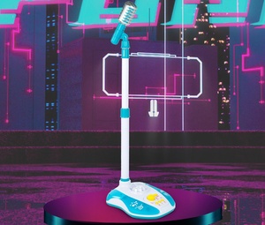 Wholesale Multi-functional Musical Toy Adjustable <b>Stand</b> <b>Microphone</b> Singing Toy Musical Instrument for Kids Portable - Product Image 3