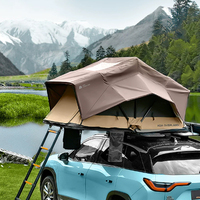 Tenda Atap Soft Shell ADA Overland All-Weather untuk 4x4 & SUV, Tenda Rooftop Keluarga Anti Air untuk Berkemah, Cocok untuk 4 Musim