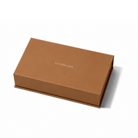 Boîte cadeau magnétique écologique personnalisée avec insert en papier rigide et logo personnalisé pour l'emballage de cartes haut de gamme