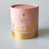 Boîte en carton personnalisée imprimée de qualité supérieure estampage en or Kit élégant de parfum personnalisé Boîte de papier d'emballage cadeau en tube de papier cosmétique