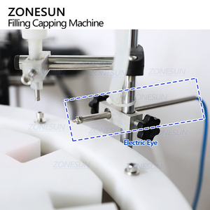 Zonesun ZS-AFC25 tự động đầu duy nhất monoblock ROTARY mỹ phẩm chai nước hoa làm đầy chất lỏng đóng nắp máy ép - Product Image 2