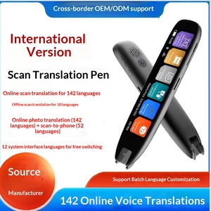 Stylo de traduction instantanée version internationale : allemand, <span class=keywords><strong>français</strong></span>, japonais, <span class=keywords><strong>coréen</strong></span>, cantonais traditionnel – Traduction hors ligne précise - Product Image 1